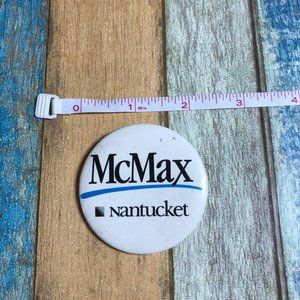 McMax Nantucket-Stock Trading Pinback Button